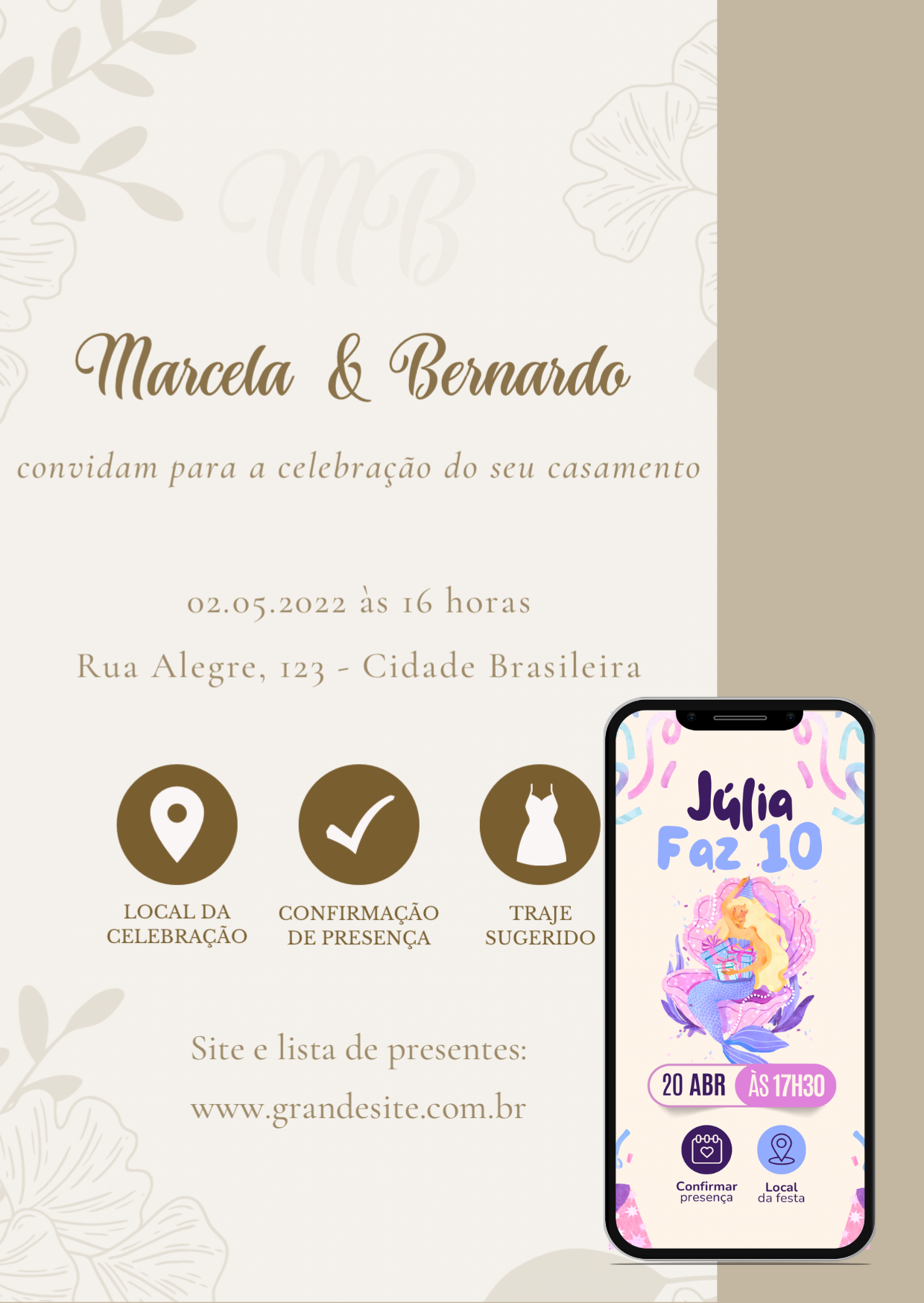 Convite/ Cartão Interativo 50,00 thumbnail