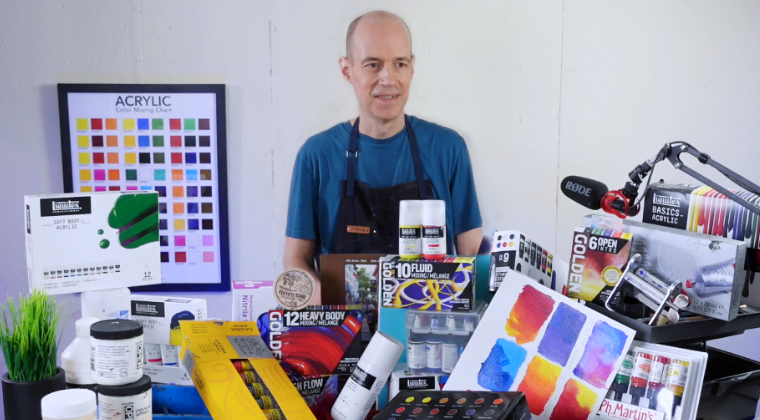 FREE course-Acrylic Painting Supplies for Beginners thumbnail