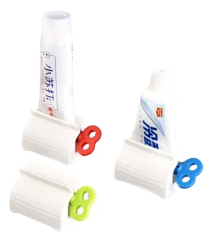 Kit 3 Espremedor Pasta Dente Suporte Dispenser Creme Dental thumbnail
