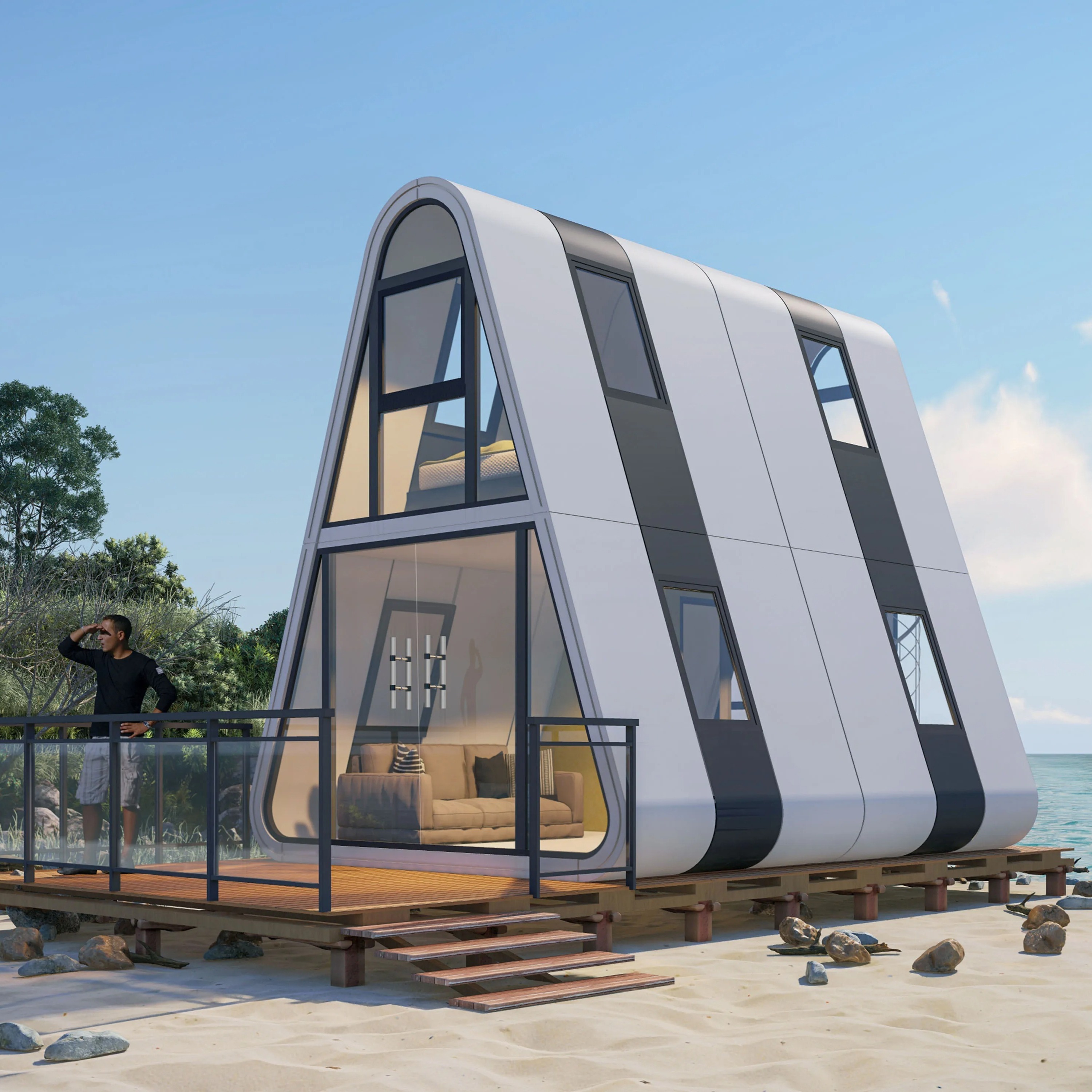 Villa Prefabricated Portable, Foldable Luxury Living  thumbnail
