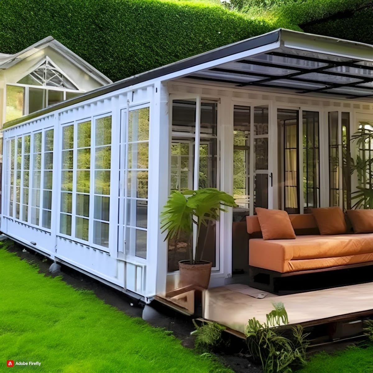 Mobile Home (Portable House) 20ft flatpack 2 bedrooms Well furnished with Free Solar System on roof. thumbnail