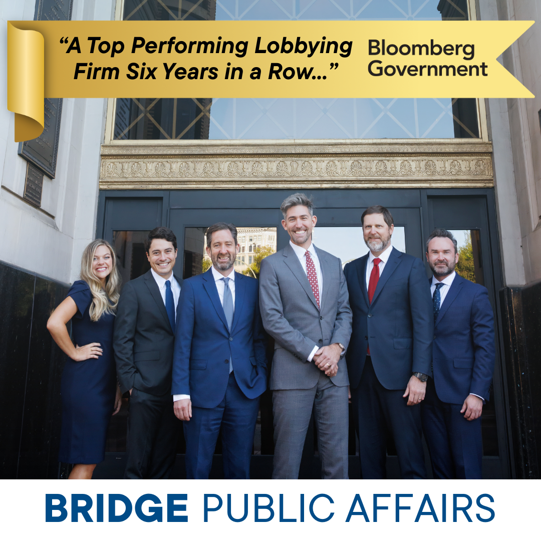 Bridge Public Affairs Named a Top-Performing Lobbying Firm for Sixth Consecutive Year by Bloomberg Government thumbnail