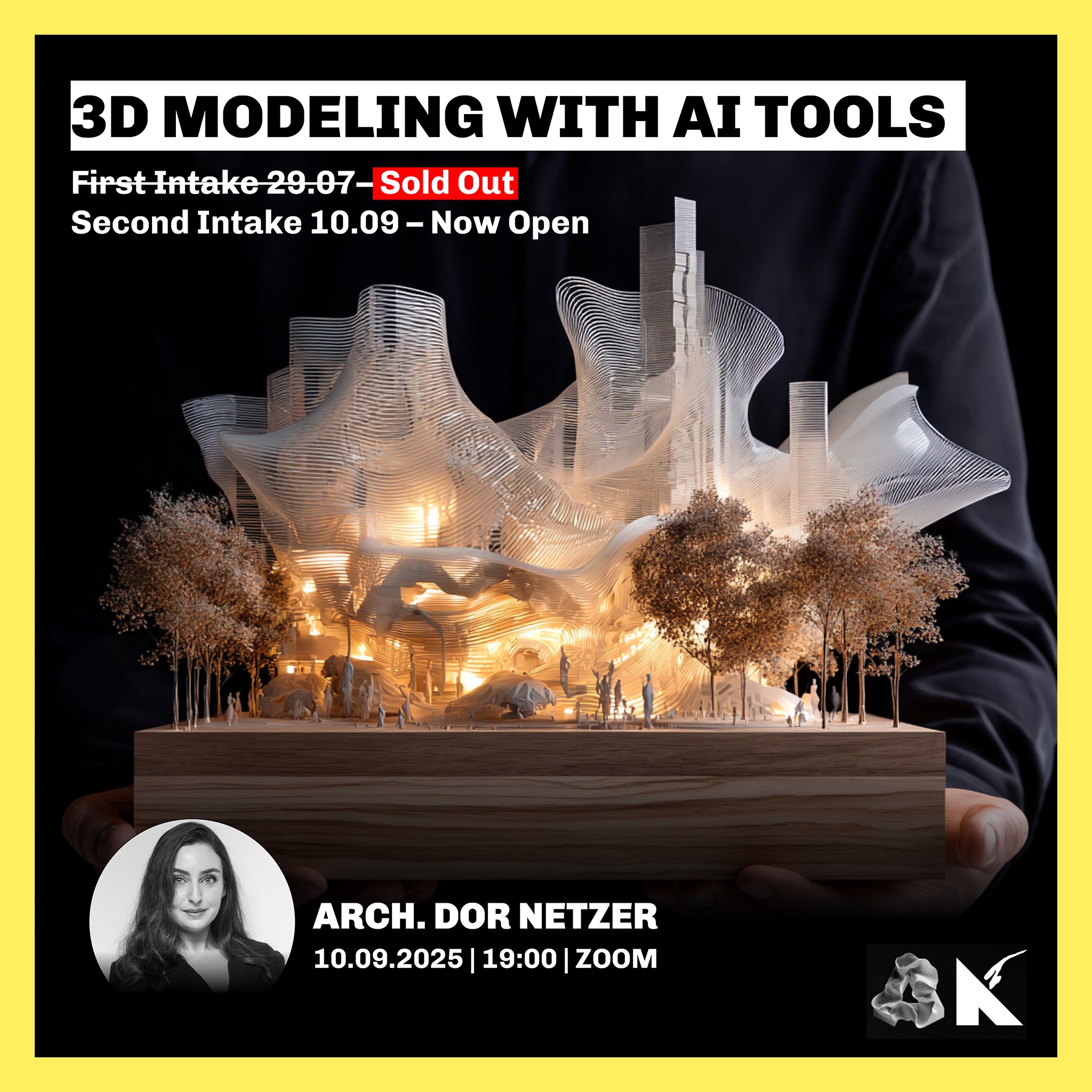 AI Workshops – 3D MODELING WITH AI TOOLS | התאחדות האדריכלים thumbnail