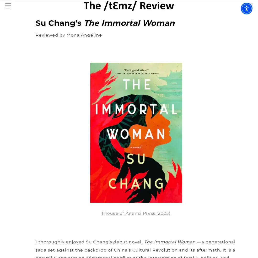 Su Chang - The Immortal Woman — Published in The /tƐmz/ Review thumbnail