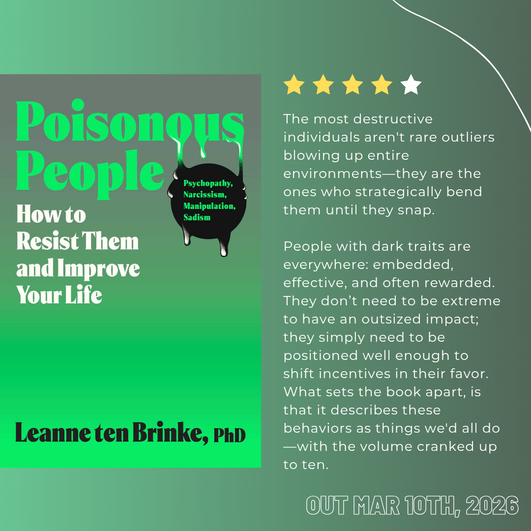 Poisonous People - Leanne ten Brinke — creative.runnings. thumbnail