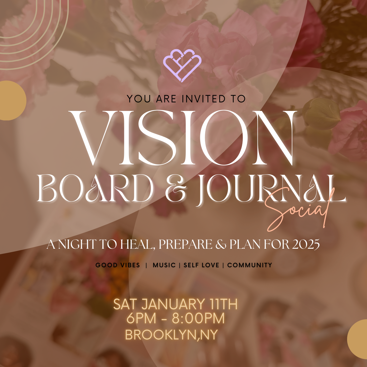 Vision Board & Journal Social event  thumbnail