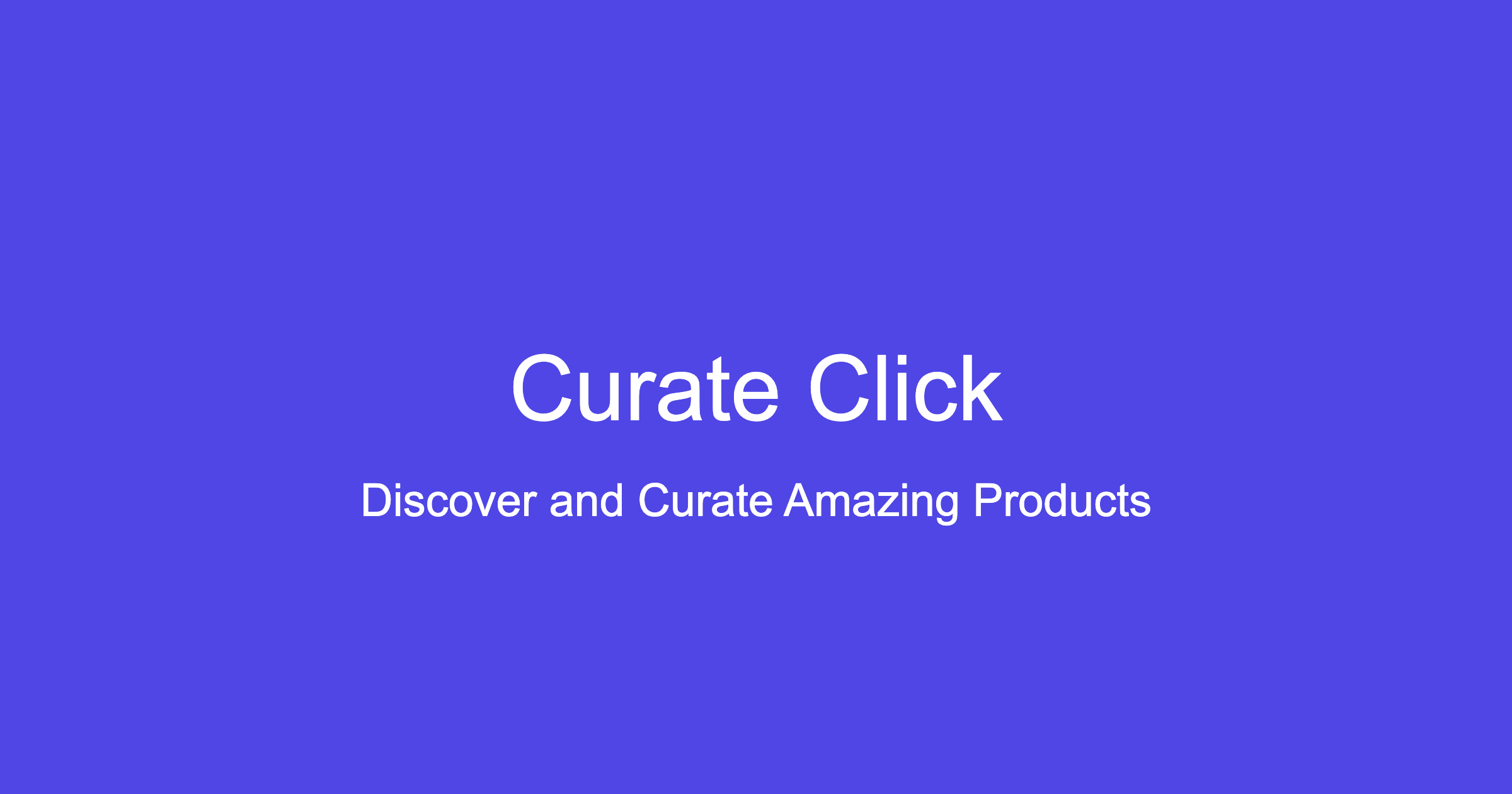 CurateClick - Discover Amazing Developer Tools & Products thumbnail