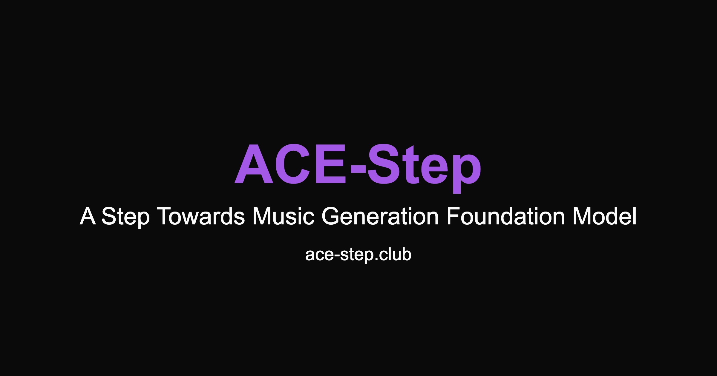 ACE-Step: AI Music Generation Foundation Model thumbnail