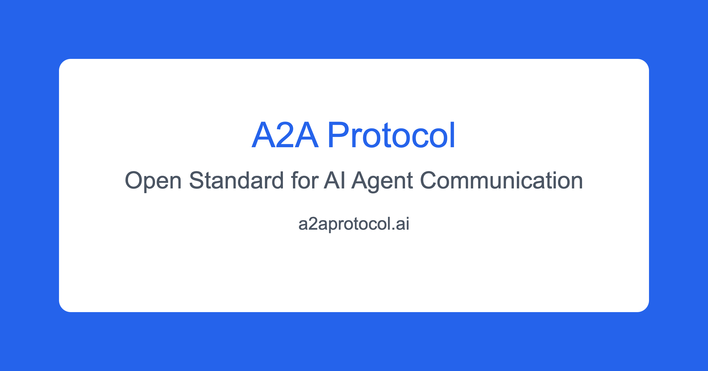 A2A Protocol - Agent-to-Agent Communication thumbnail