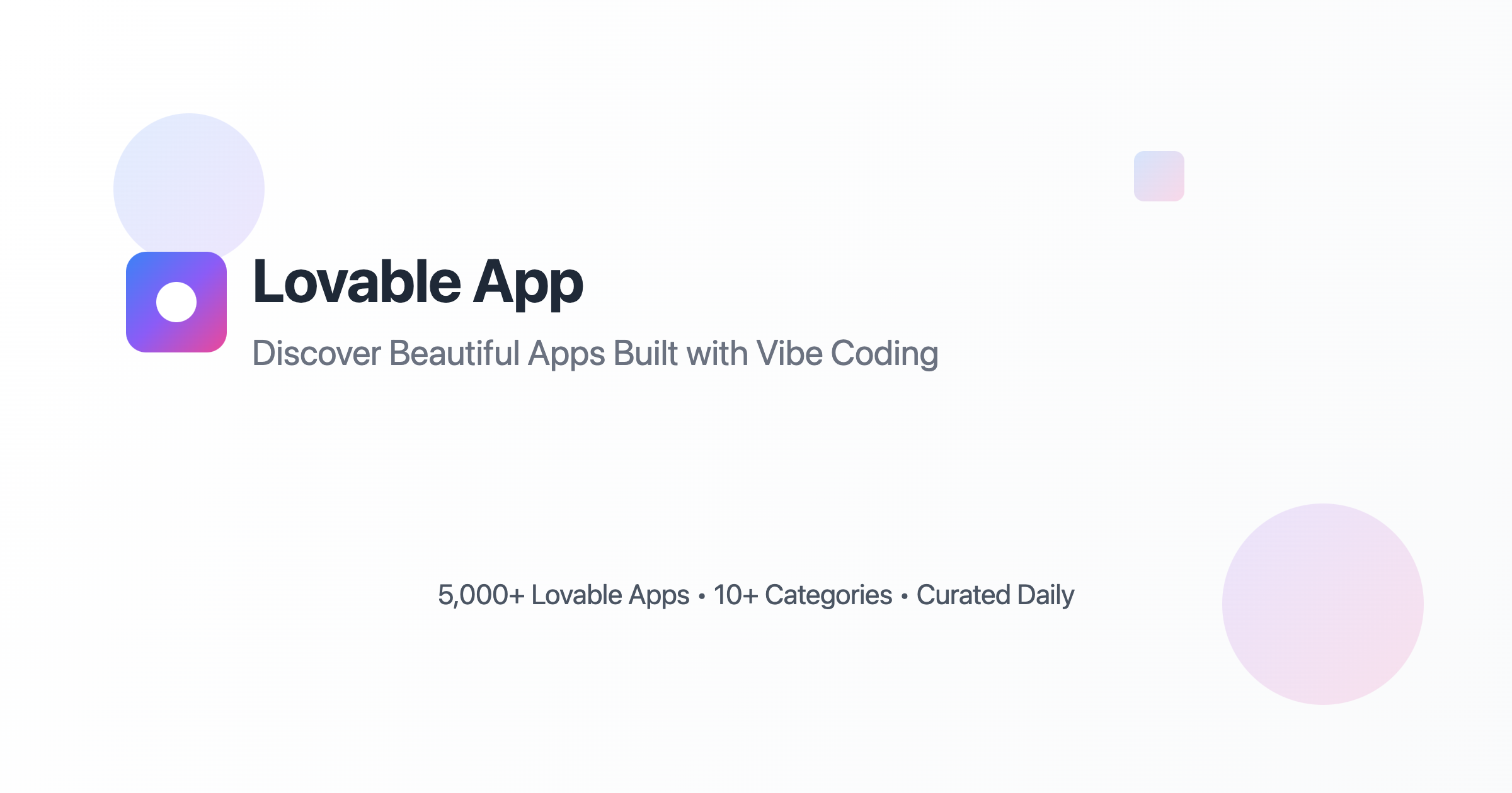 Lovable App - Discover Beautiful Vibe-Coded Apps thumbnail