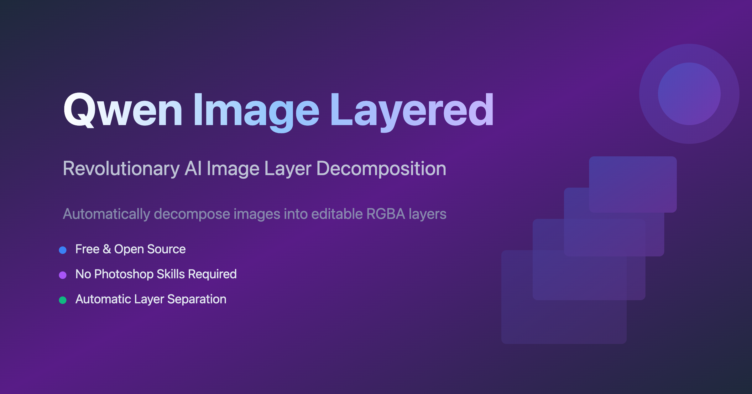 Qwen Image Layered - Revolutionary AI Image Layer Decomposition thumbnail