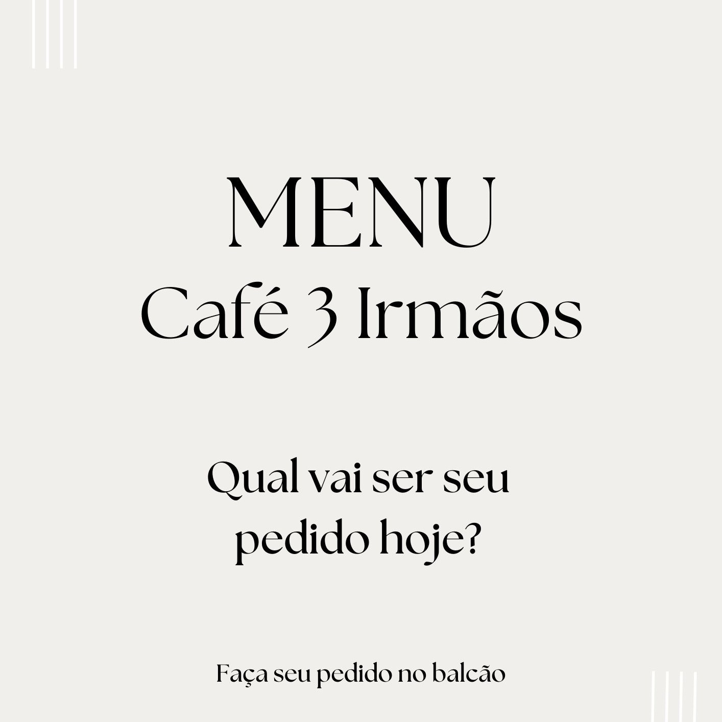 Cardápio Café 3 Irmãos  thumbnail