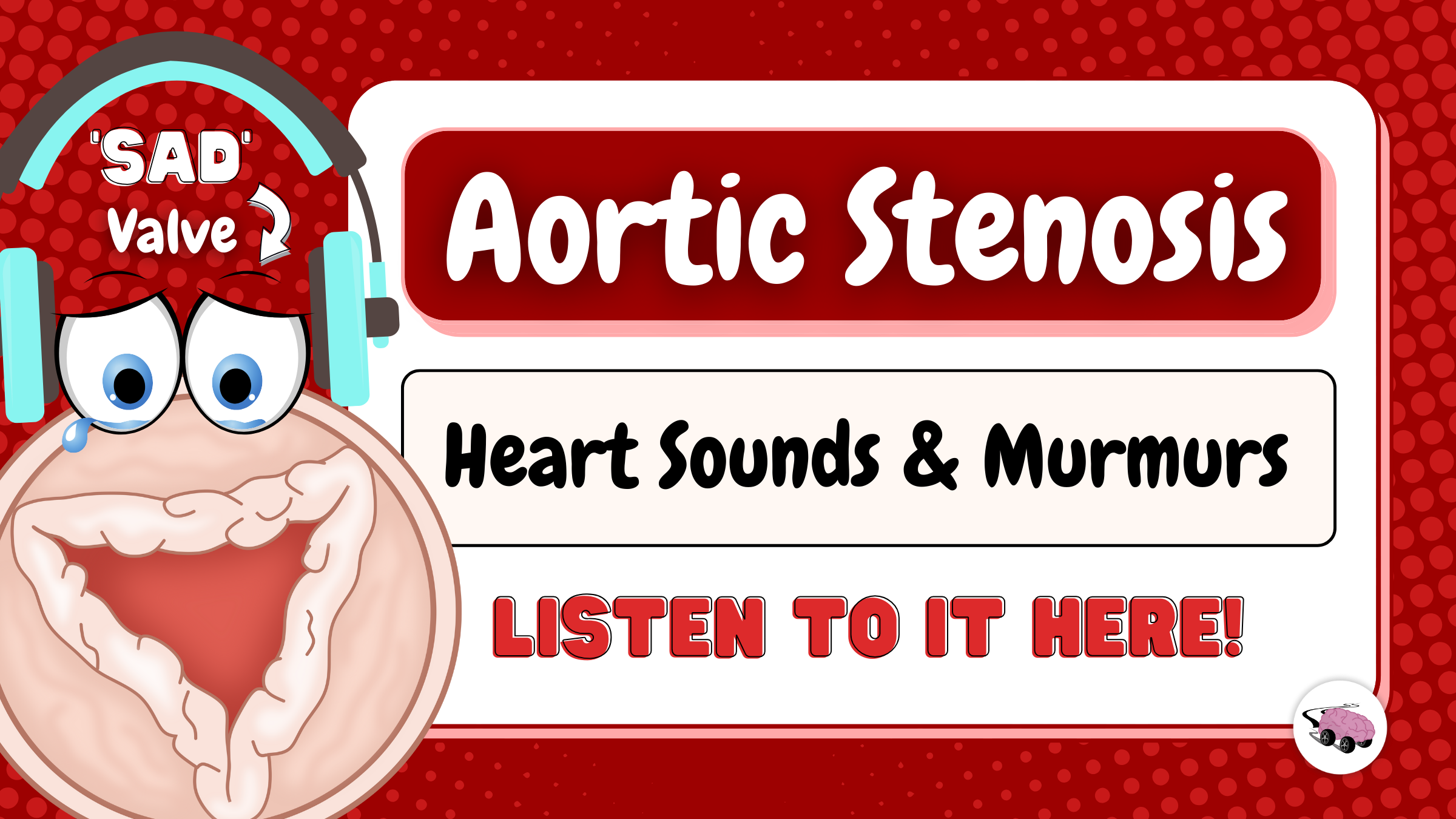 Aortic Stenosis | Heart Sounds & Murmurs [Listen now] thumbnail