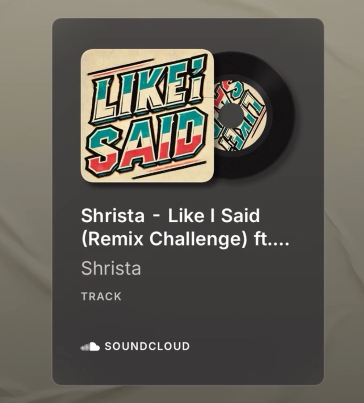 Like I Said (Remix Challenge) ft. Swiggle Mandela thumbnail