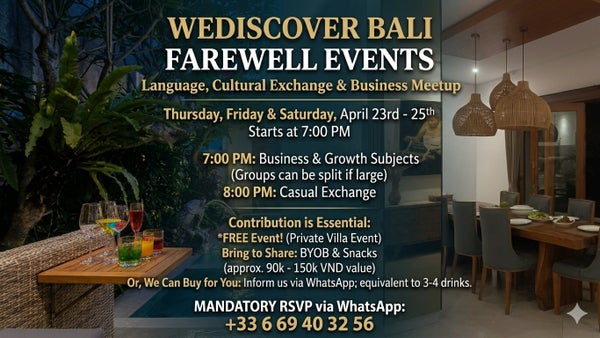 Sat 7 PM Pool Party International Meetup: Travellers, Entrepreneurs, Digital Nomads Meetup in Bali, Sat, Apr 25, 2026, 7:00 PM   | Meetup thumbnail