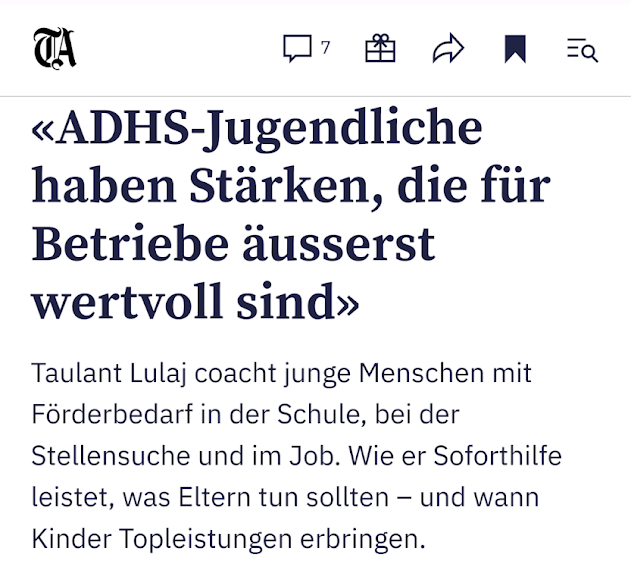 Interview im Tagesanzeiger thumbnail