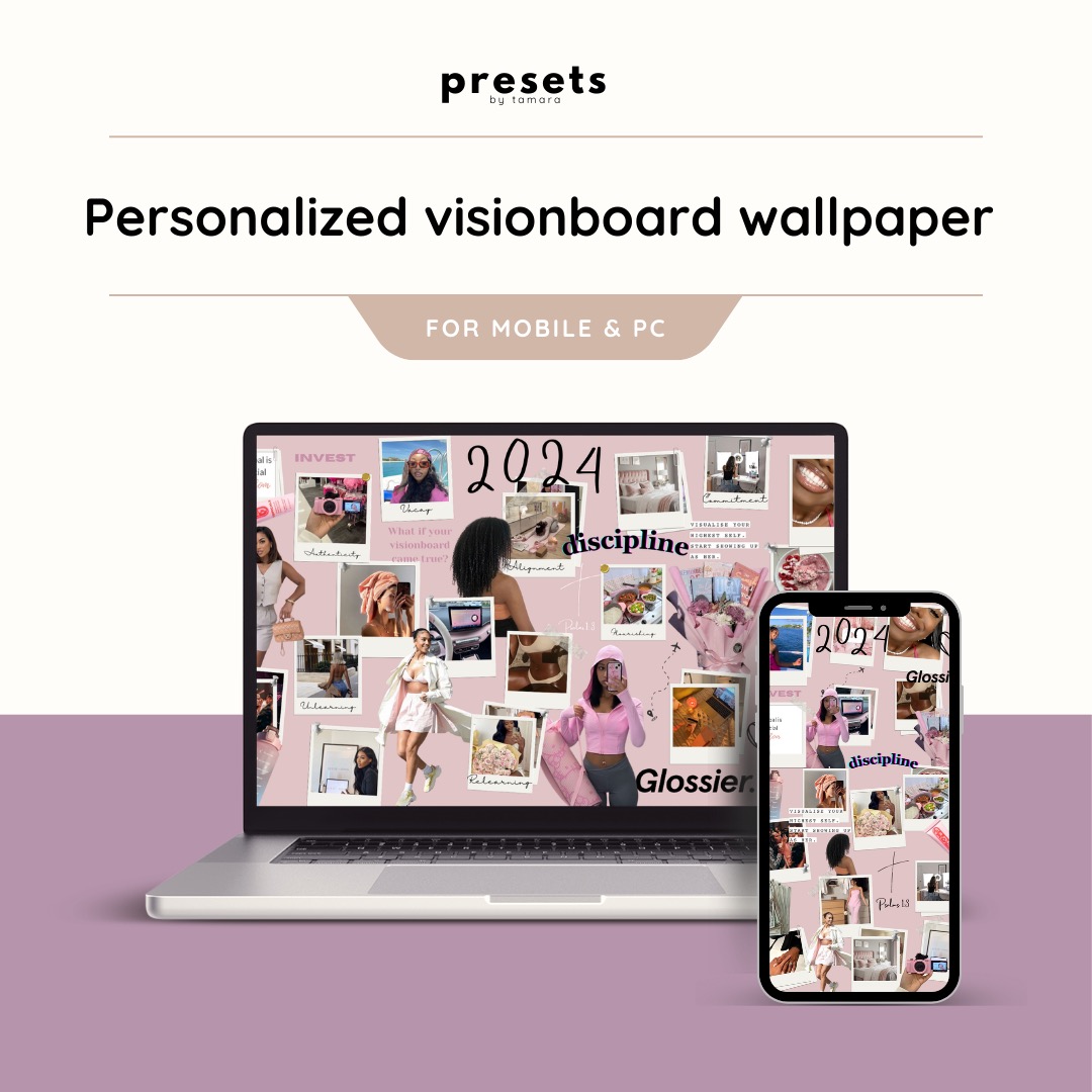 CREATE YOUR  CUSTOM VISIONBOARD WALLPAPER (Mobile & PC) thumbnail