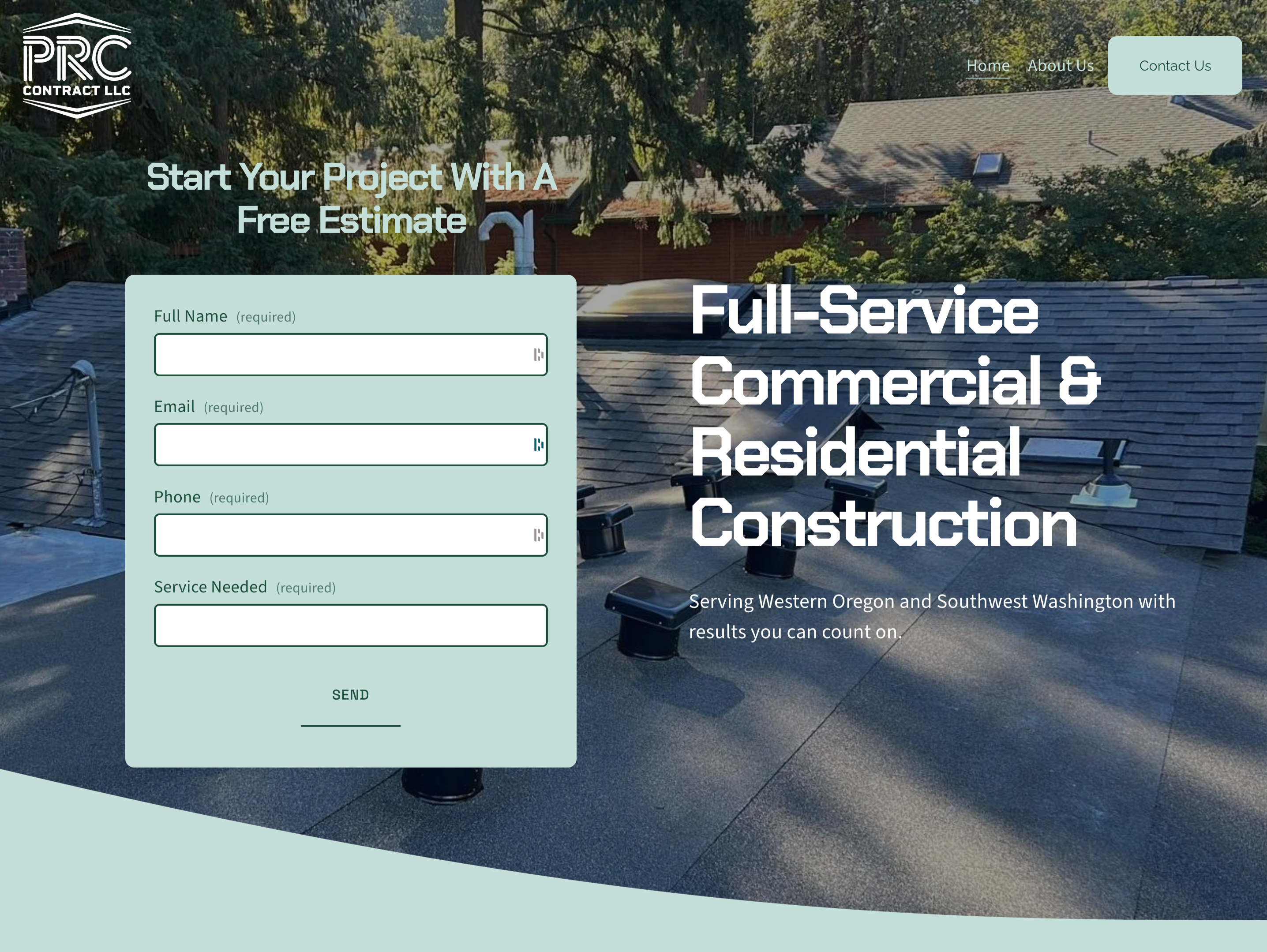 Website & Branding for PRC Contract  thumbnail