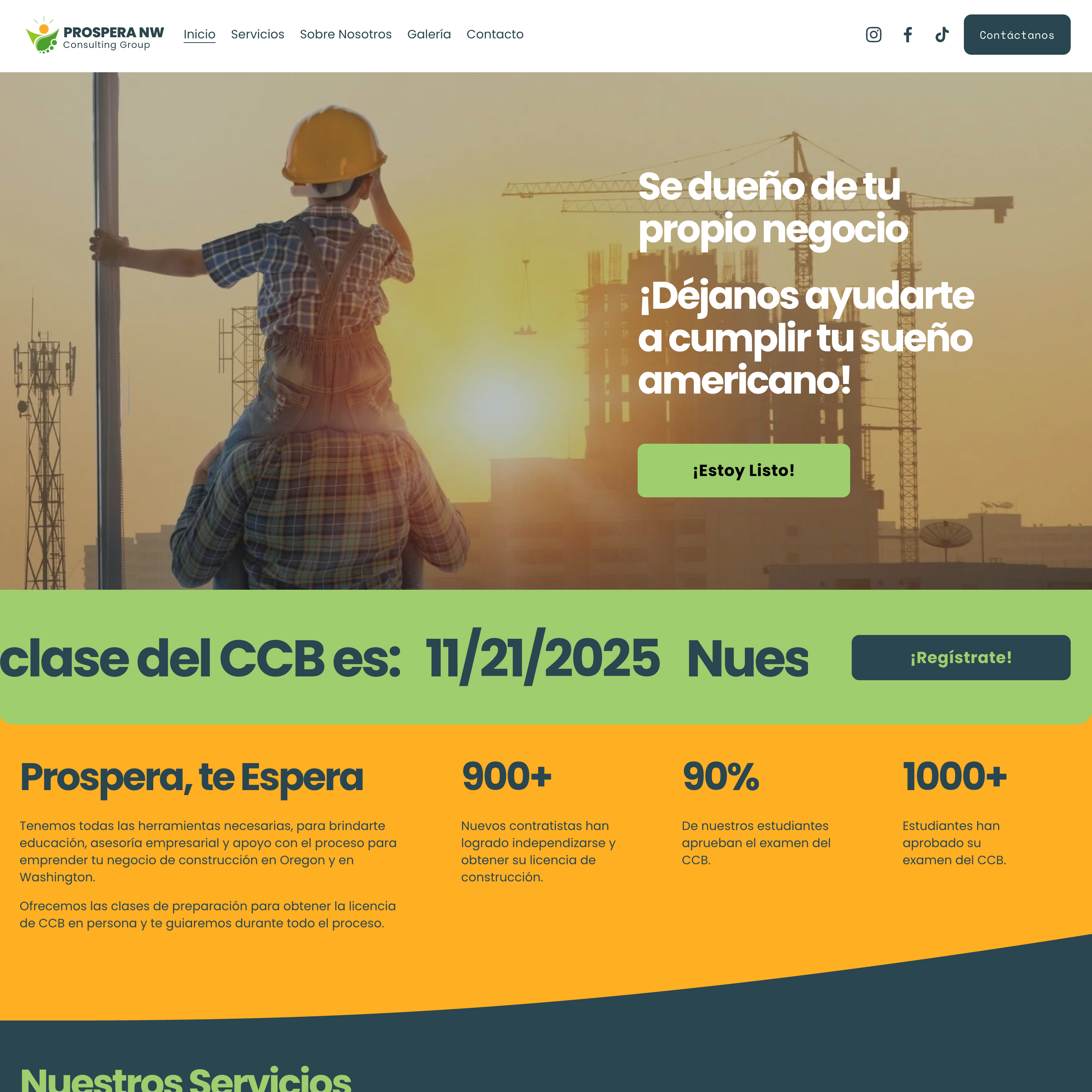 Website for Prospera NW thumbnail