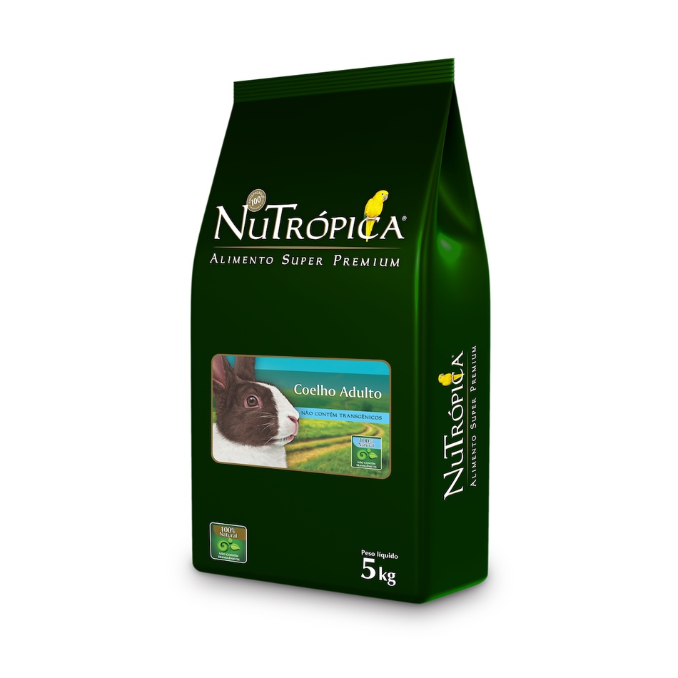 😋 Ração Nutrópica para Coelho Adulto 5kg thumbnail