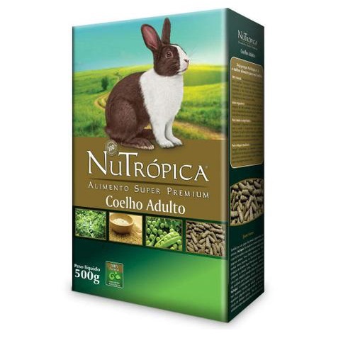 😋 Ração Nutrópica para Coelho Adulto 500g thumbnail
