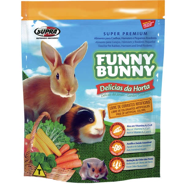 😋 Ração Funny Bunny - Delícias da Horta para Coelho 1,8kg (COBASI) thumbnail