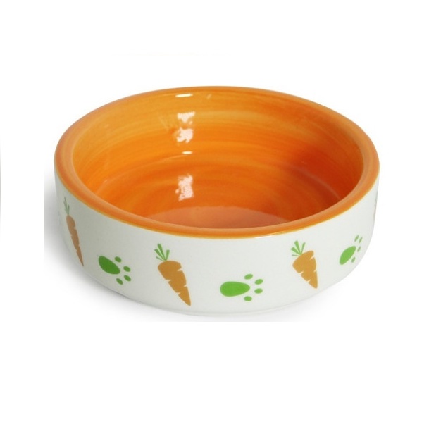 Comedouro de Porcelana Coelho Laranja Mini 50ml The Pets Brasil thumbnail