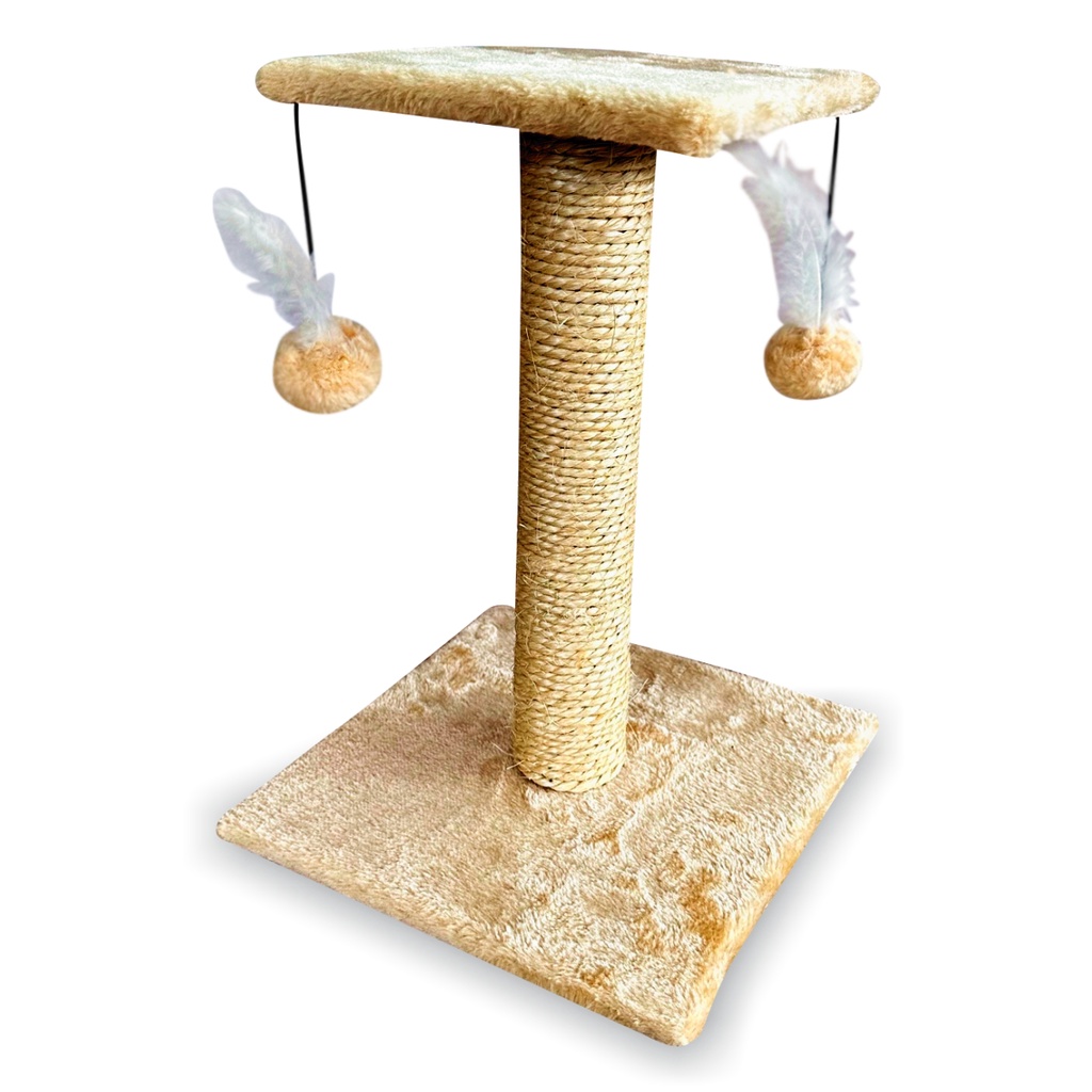 Arranhador Para Gatos Poste Sisal Brinquedo Com Bolinha Pet thumbnail