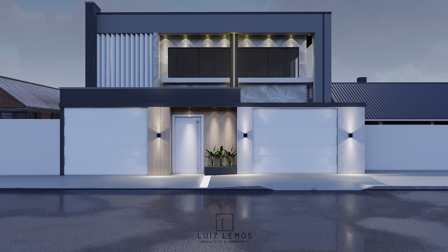 - Projeto retrofit de fachada residencial, com introdução de elementos e materiais modernos. 

 #fachada #arquitetura #p