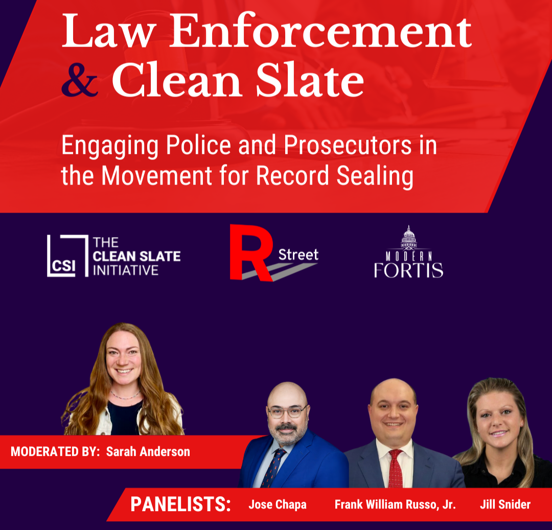 Register Now: Law Enforcement and Clean Slate: Engaging Police & Prosecutors in the Movement for Record Sealing thumbnail