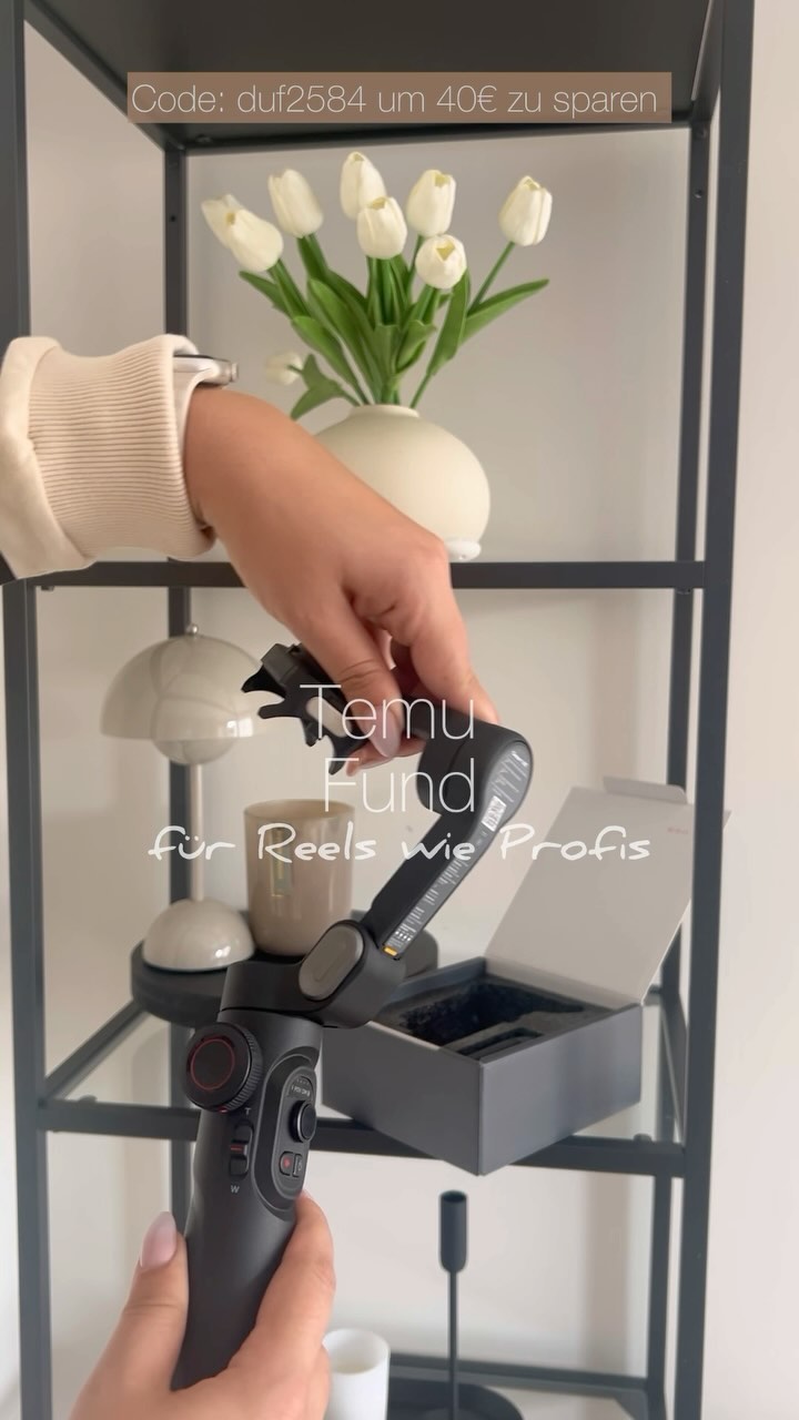Für Reels wie von Profis 🤳 Damit bekommt man die smoothesten Videos hin und ich habe endlich einen Stativ gefunden, der 