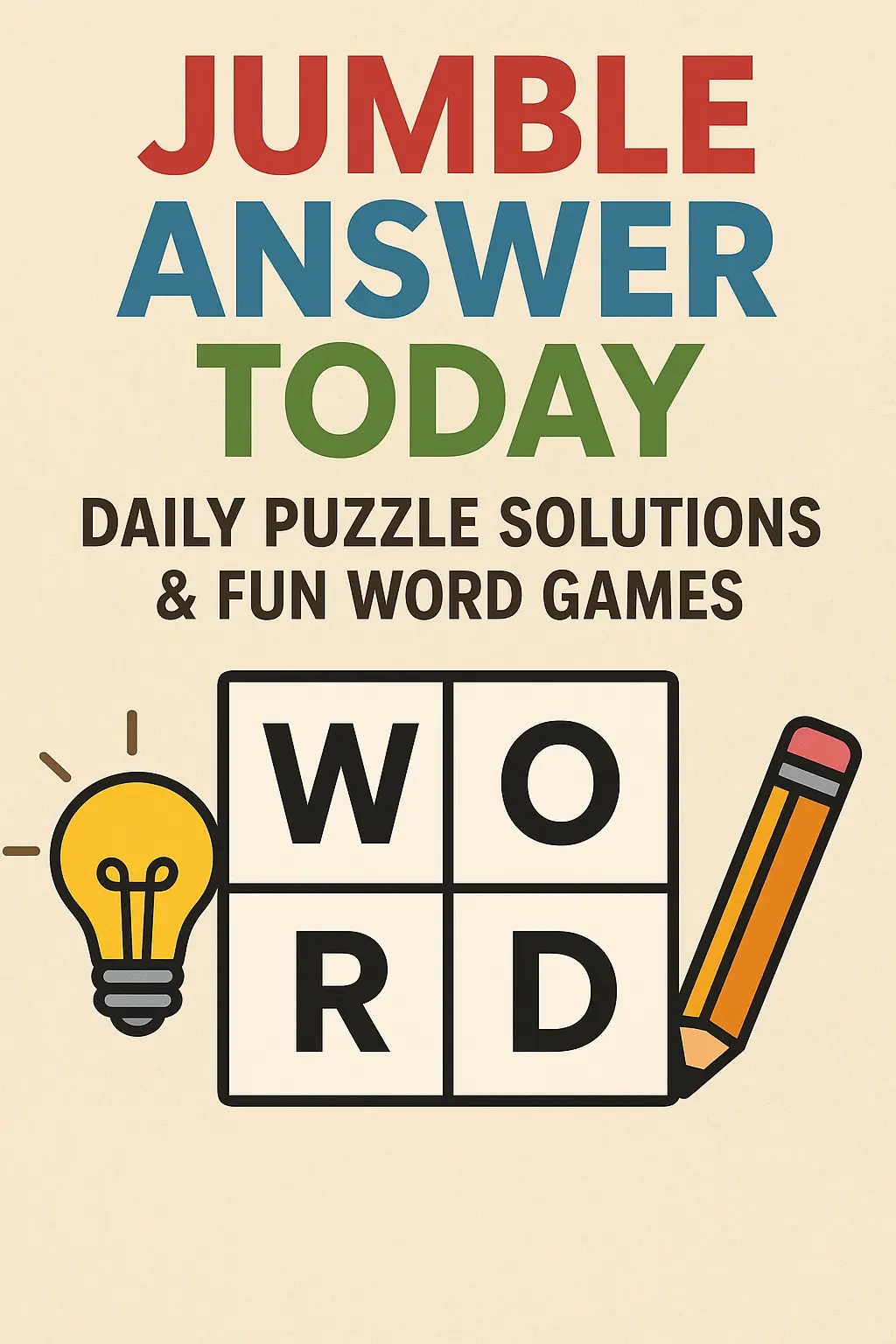 Jumble Answers For Today- Help and Solution to the Daily Jumble Puzzle! thumbnail