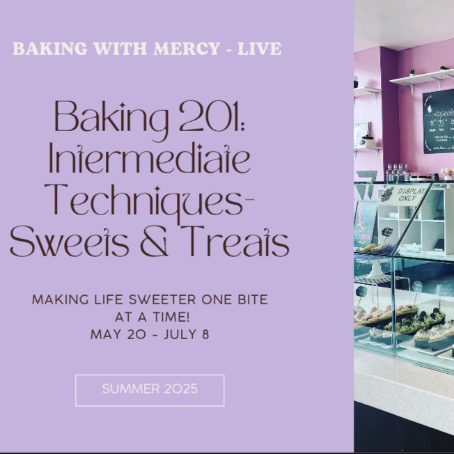 Baking 201: Intermediate Techniques- Sweets & Treats thumbnail