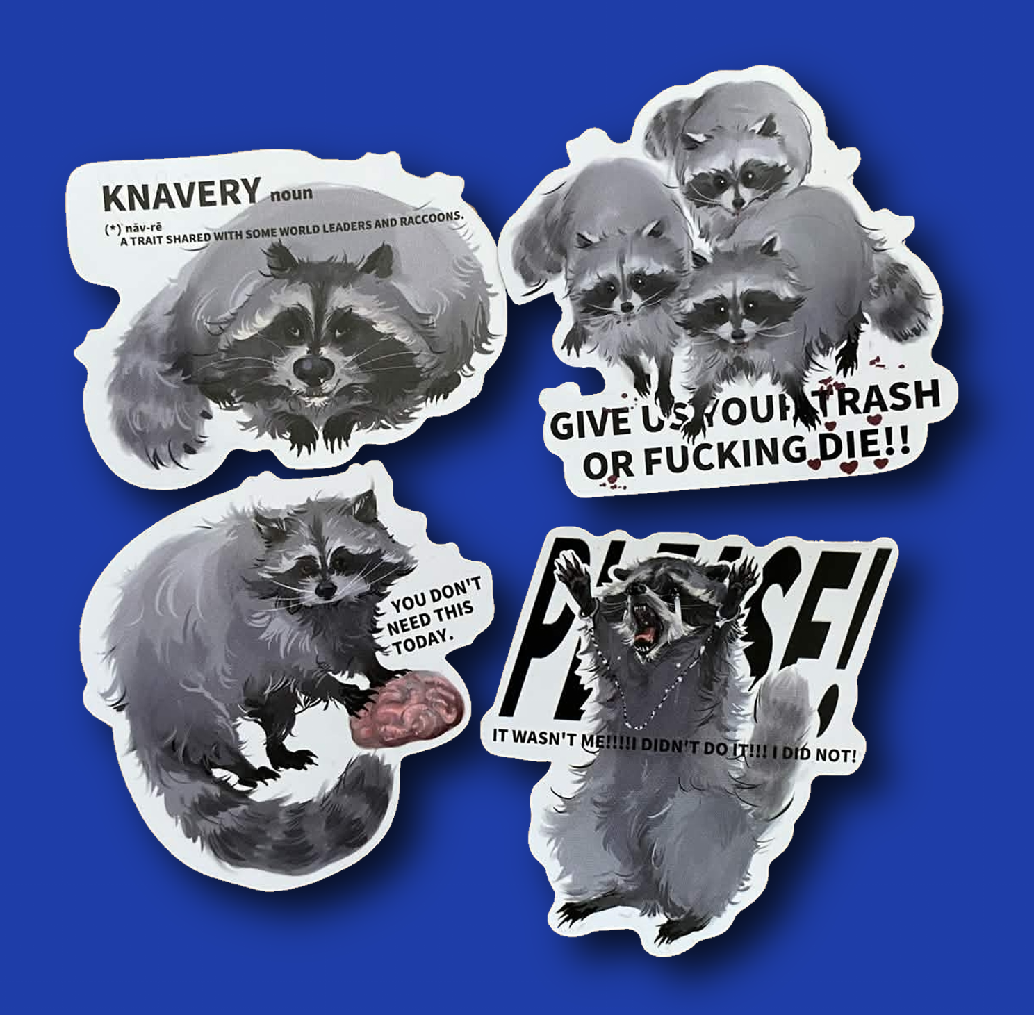 Raccoon Intelligence stickers thumbnail