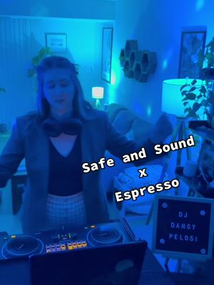 Safe and Sound x Espresso ☕️💃the mashup you never knew you needed 🪩❤️‍🔥 #mashup #womenwhoDJ #vibes #dance #fridayeve #dj