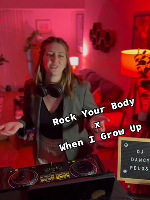 Rock Your Body x When I Grow Up 💃🪩❤️‍🔥 #womenwhoDJ #mashup #vibes #dance #dj #fridaynight #justintimberlake #JT #pussyca