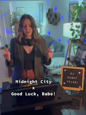 Midnight City x Good Luck, Babe! 🩷💃🪩🌃 #womenwhoDJ #mashup #vibes #dance #dj #friYAY #M83 #chappellroan #midnightcity #go