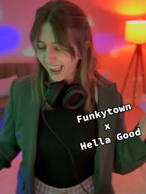 Let’s just keep on dancing 💃🪩❤️‍🔥  Funkytown x Hella Good: the mashup you never knew you needed My first live gig is nex
