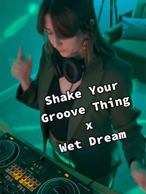 Shake Your Groove Thing x Wet Dream 🪩🕺  I live for a genre-mixing mashup that spans 40+ years! If you hire me for your e