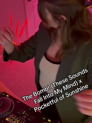 A DJ Dancy Pelosi certified banger mashup: The Bomb! (These Sounds Fall Into My Mind) x Pocketful of Sunshine 🕺🪩☀️  #wom
