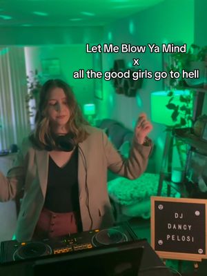 Let Me Blow Ya Mind x all the good girls go to hell 👯‍♀️🪩💖💃 Happy Friday & pi day from DJ Dancy Pelosi 🫶✨  #womenwhoDJ #