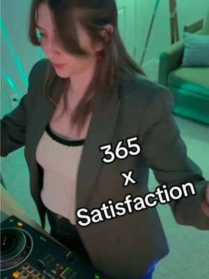 #TransitionTuesday 365 into Satisfaction 🕺🪩💚 two certified bangers that transition seamlessly from one to the other 👏 #w