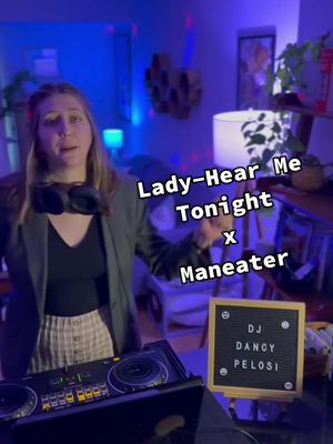 Lady-Hear Me Tonight x Maneater ❤️‍🔥🍽️💃 #womenwhoDJ #mashup #vibes #dance #DJ #fridaynight #modjo #nellyfurtado #timbala