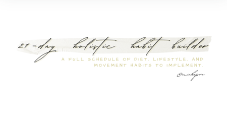 21-day Holistic Habit Builder thumbnail