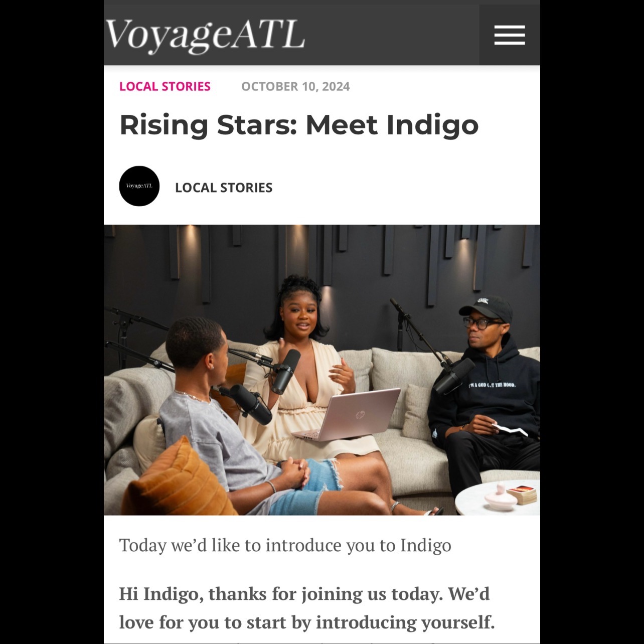 Voyage Atl Rising Stars: Meet Indigo thumbnail