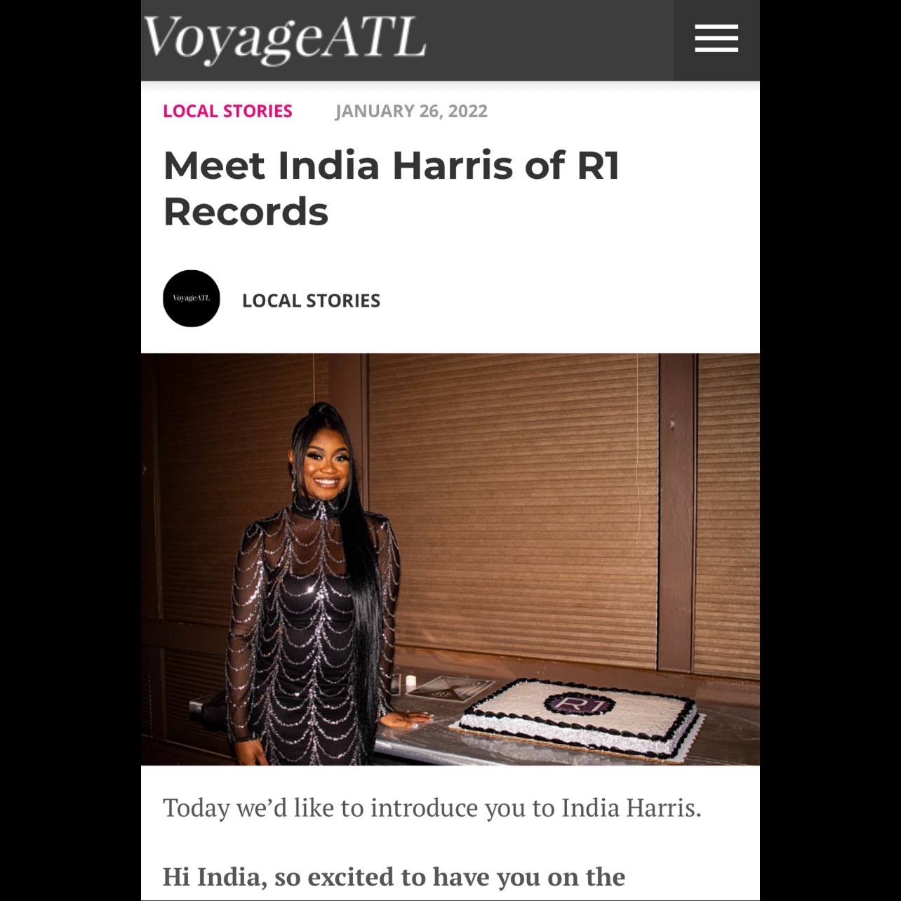 Voyage Atl: Meet India Harris of R1 Records thumbnail