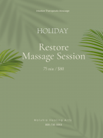 Holiday Restore Massage Session thumbnail