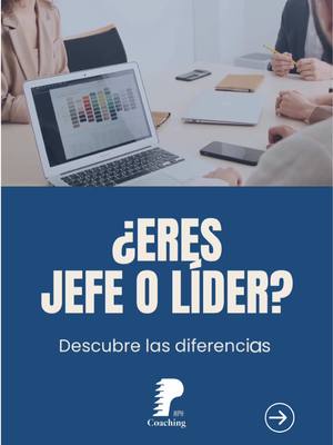 📢 Jefe o líder… tú eliges. Un jefe da órdenes. Un líder da ejemplo. Un jefe impone. Un líder inspira. Un jefe mete presi