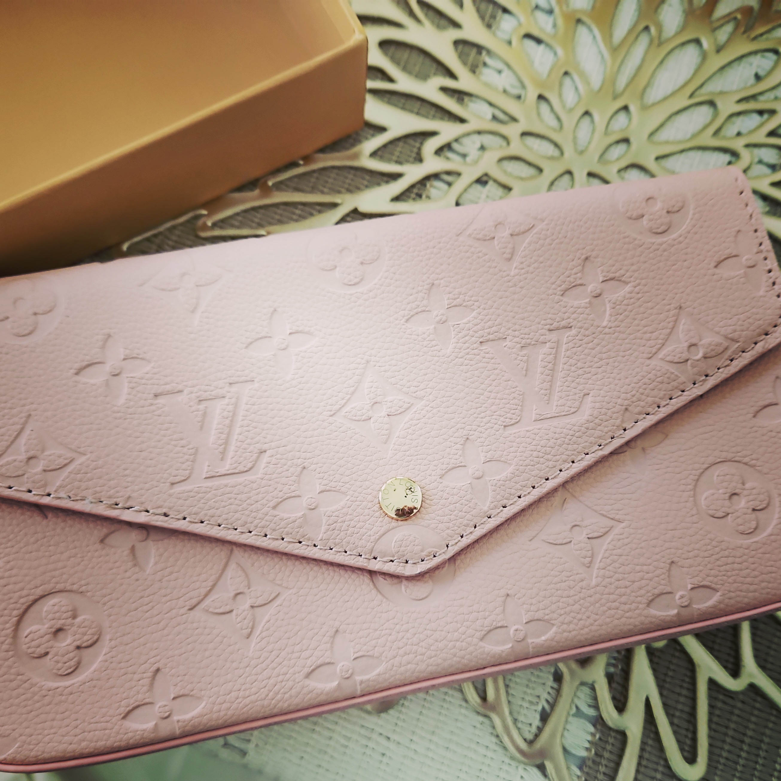 Pink Envelope Clutch thumbnail