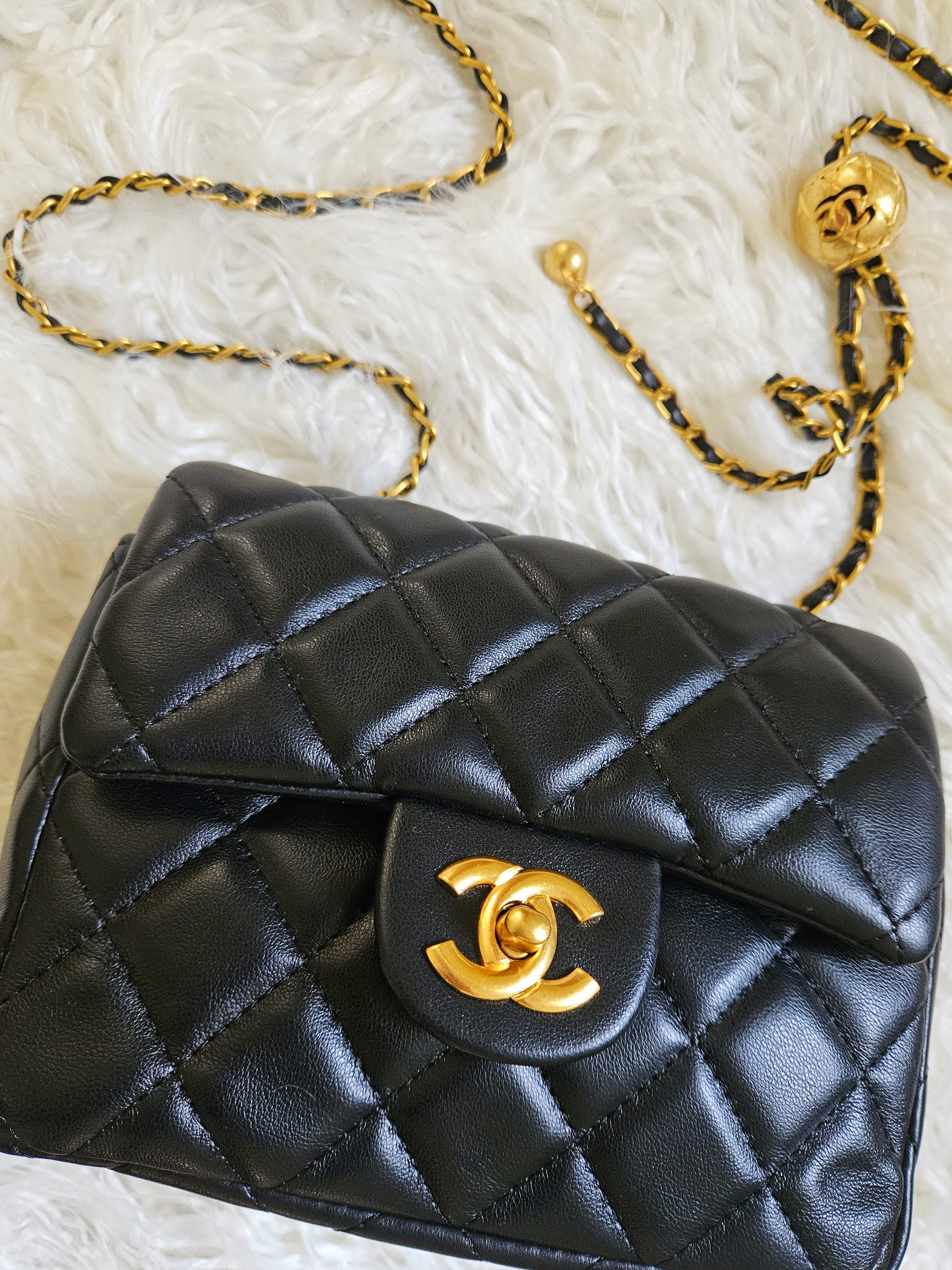 Square C with gold chain crossbody  thumbnail